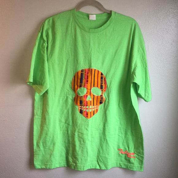 Other - * Clearance Item * Neon Green Skull Tee Shirt